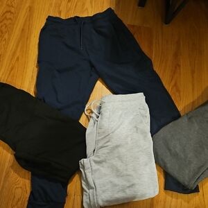 Athletic Works Joggers - Black, Gray, Navy, And Light Gray